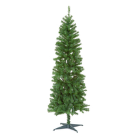 210cm Deluxe Green Wrapped Tree With 718 Tips