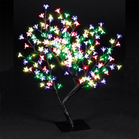 2.2ft/67cm Outdoor Cherry Blossom Tree with 192 Multi-Colour LEDs