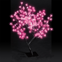 2.2ft/67cm Outdoor Cherry Blossom Tree with 192 Stunning Pink LEDs