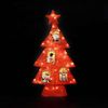 2.5ft Red Illuminated Sisal Tree with 50 White LEDs