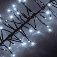 288 Ice White Chasing Outdoor Cluster LED Christmas Lights
