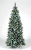 300cm Frosted Glacier Hook-On With 1940 Tips with Pine Cones
