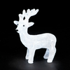 38cm Standing Reindeer with 40 Ice White LEDs