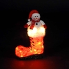 3D Illuminated Boot and Snowman