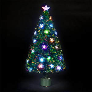 3ft Fibre Optic Meteor Christmas Tree with 20 LEDs