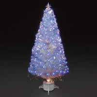 3ft Polar Ice White Fibre Optic & LED Christmas Tree