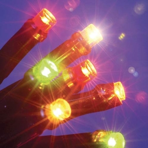 40 Multi-Colour Static LED Christmas Lights