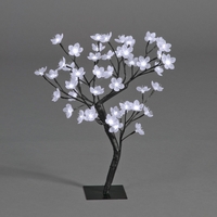 45cm Deluxe Ice White Blossom Tree