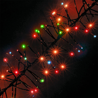 480 Multi-Col Chasing Outdoor Cluster LED Christmas Lights