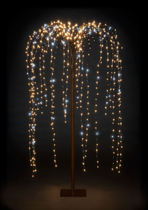 4ft 3in Weeping Willow Tree with 603 Warm White & 67 Ice White LEDs