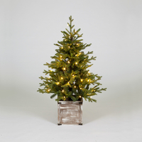 4ft Norway Spruce Porch Warm White LED Christmas Tree