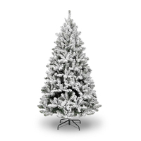 4ft/120cm Ice Queen Fir Flocked Artificial Christmas Tree