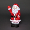 54cm Acrylic Waving Santa Claus with 80 Ice White LED Lights