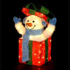 59cm SNOWMAN GIFT BOX