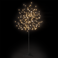 5ft Dual Size Globe Tree With 200 Warm White LEDs