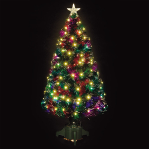 5ft Fibre Optic Comet Green Christmas Tree
