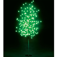 5ft Globe Tree With 200 Green LEDs