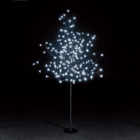 5ft Outdoor Cherry Blossom Tree with 200 Ice White LEDs