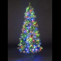 5ft Pre-Lit Tyrolean Pine Tree with Multi-coloured Lights