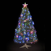 5ft Silver Grace Fibre Optic Christmas Tree