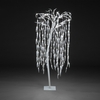 5ft White Weeping Willow Tree With Ice White LEDs