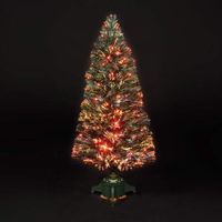 5ft/150cm Chasing Moonglow Fibre Optic Christmas Tree