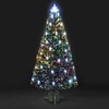 5ft/150cm Colour Changing Lantern Fibre Optic Christmas Tree