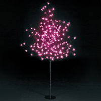 5ft/1.5m Outdoor Cherry Blossom Tree with 200 Hot Pink LEDs