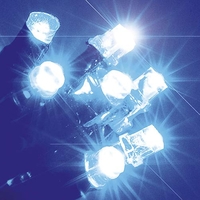600 Electric Blue Super-Long LED Chasing Christmas Lights