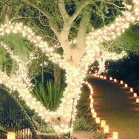 600 Ice White Super-Long LED Chasing Christmas Lights