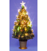 6ft Golden Grace Fibre Optic Christmas Tree