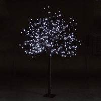 6ft Outdoor Cherry Blossom Tree with 350 Ice White LEDs