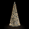6ft Pre-Lit Flocked Holly Pop-Up Christmas Tree