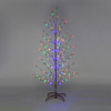 6ft Pre-Lit Multi-Coloured Twig Tree
