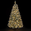 6ft Shimmering Hunter Fir Pre-Lit Xmas Tree 120 C7 WW LEDs