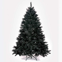 6ft/180cm Alberta Pine Black Artificial Christmas Tree