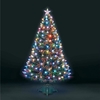 6ft/180cm Superstar Green Fibre Optic & LED Christmas Tree