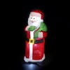 76CM Illuminated Tinsel Santa