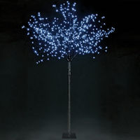 7ft 2in Cherry Blossom Tree with 600 Electric Blue LEDs
