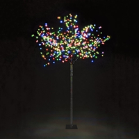 7ft 2in Cherry Blossom Tree with 600 Multi-Coloured LEDs