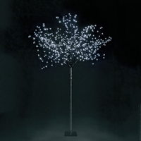 7ft 2in Outdoor Cherry Blossom Tree with 600 Ice White LEDs