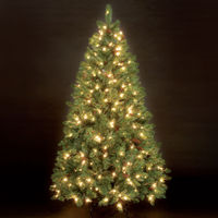 7ft Douglas Pine Pre-Lit Artificial Christmas Tree