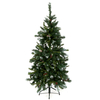 7ft Frosted Slim Tree with Pine Cones