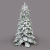 7ft Premium Artificial Nordmann Frosted Fir Tree