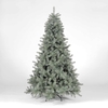 7ft/210cm Blue Namsos Fir Artificial Christmas Tree with Silver Glitter Branches