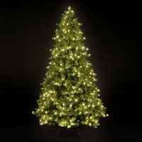 7ft/210cm Finlandia Fir Green Pre-Lit PE Premium LED Christmas Tree