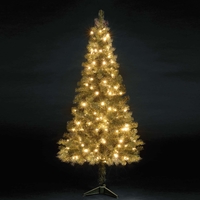 7ft/210cm Lincoln Pine Green Pre-Lit LED Christmas Tree