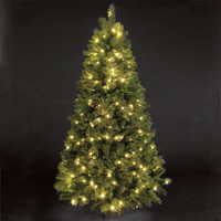 7ft/210cm New Hampshire Pine Green Pre-Lit LED Christmas