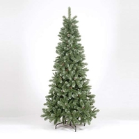 7ft/210cm Vermont Pine Slim Blue/Green Artificial Christmas Tree