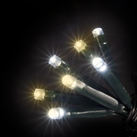 80 White & Warm White Mixed LED Chaser Lights with Memory Chip